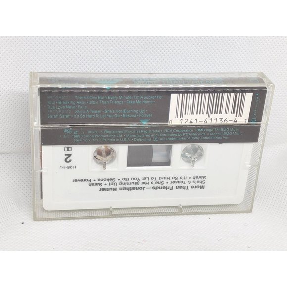 Jonathan Butler More Than Friends Cassette Tape - Picture 7 of 9